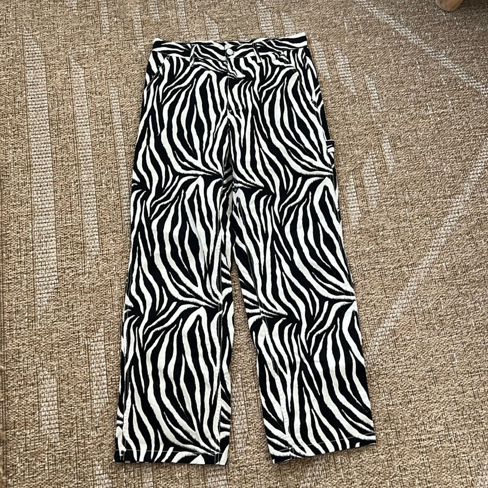 BDG Zebra Print Cargo Pant